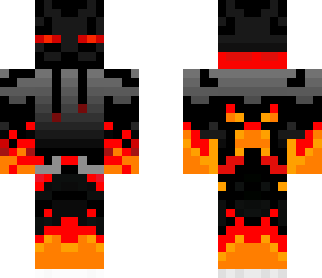 fixed red fire enderman