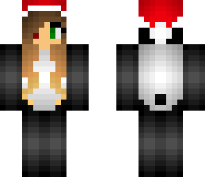 santa panda girl