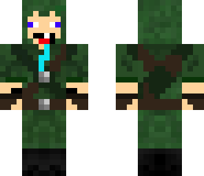 green robe
