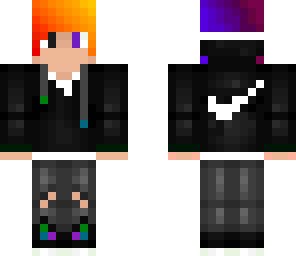 rainbow hair boy