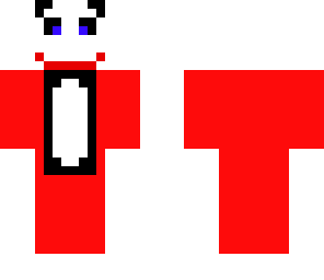 panda in a christmas suit
