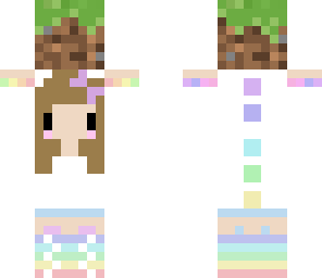 dino girl holding dirt