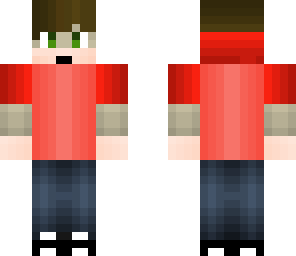 bajancanadian with red shirt and hoodie