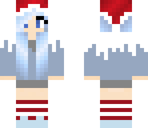 icy christmas girl