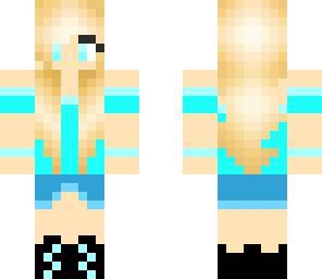 blue girl