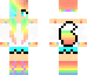 rainbow girl