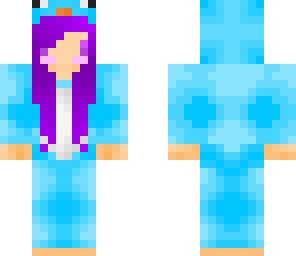 purple hair onesie