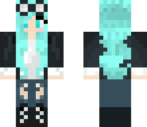 blue hair