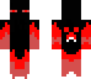 enderman rojo fuego 