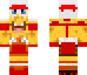 spongebob's christmas skin