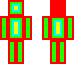 multicoloured man