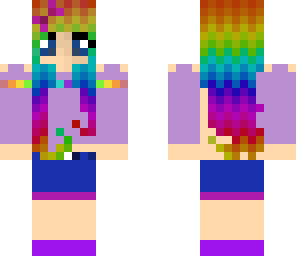 rainbow hair