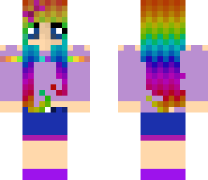 edit of rainbow hair