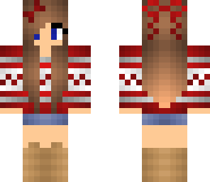 christmas girl skin