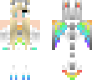rainbow dragon girl