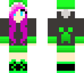 creeper christmas girl