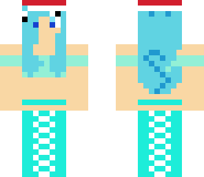 christmas neko mermaid
