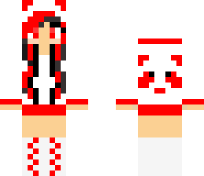 red emo girl