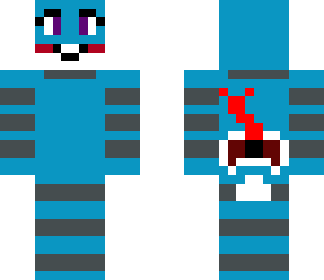 toy bonnie with guitar in back