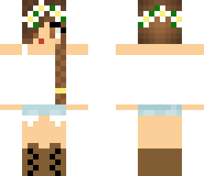 girl with braided hair