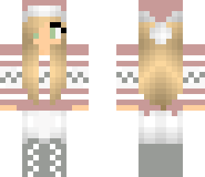 pink christmas girl