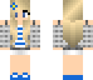 blue girl