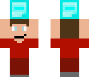 nick holding a diamond block
