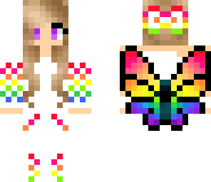 cute rainbow angel