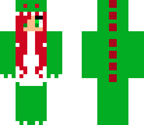 christmas dino girl
