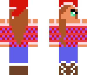 christmas skin girl