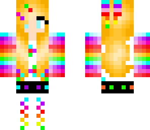 rainbow girl