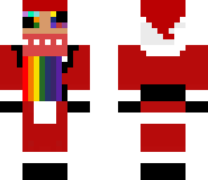 santa barfing rainbows