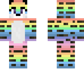 girl rainbow tiger