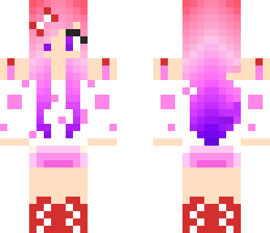 pink cake girl