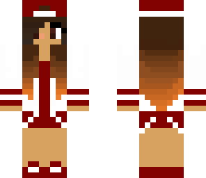 red tomboy girl