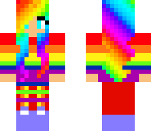 rainbow girl