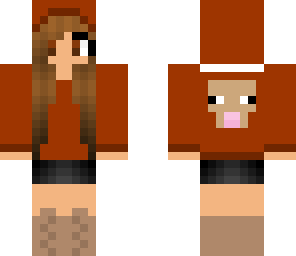 brown sheep girl