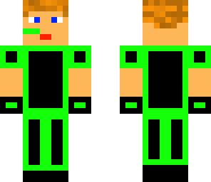 neon green boy