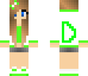 green girl with d logo