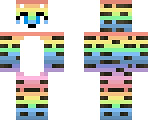 magical rainbow tiger girl
