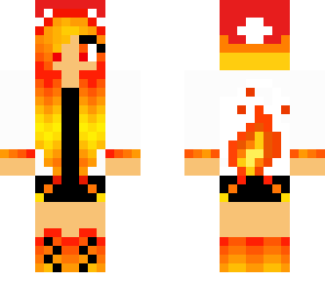 flame girl