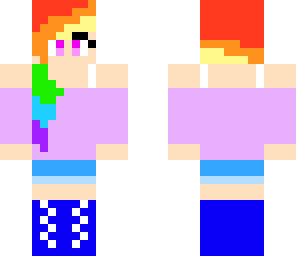 rainbow girl