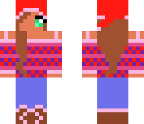 christmas skin girl