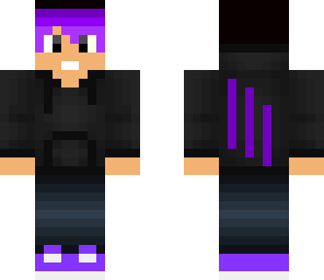 purple skrillex boy