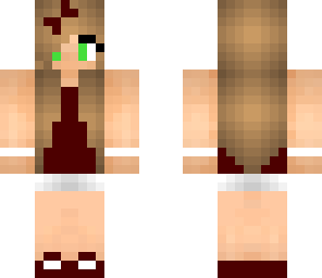maroon and white girl