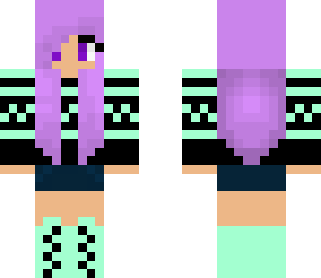 lavender and mint