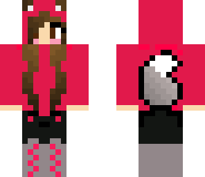cute hoddie fox girl