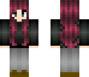 anime girl with ugg boots