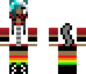 rainbow socked panda girl
