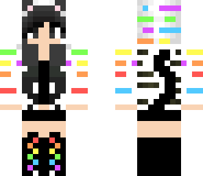 rainbow tiger girl